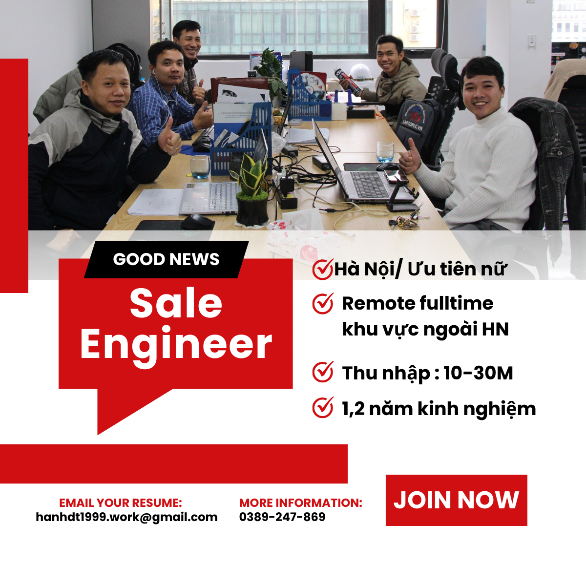 NHÂN VIÊN KINH DOANH -THIẾT BỊ ĐIỆN CÔNG NGHIỆP